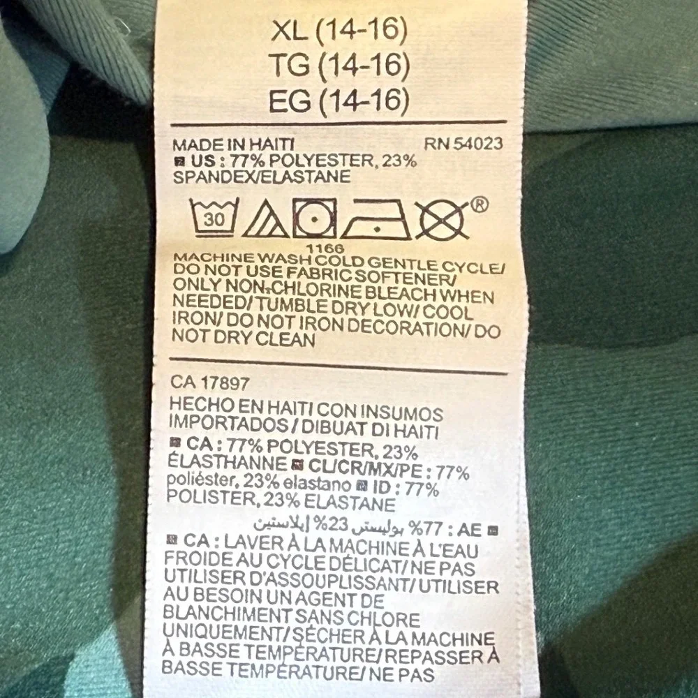 Old Navy Active Powersoft‎ Girls XL 14-16 Green Camo High Rise Leggings